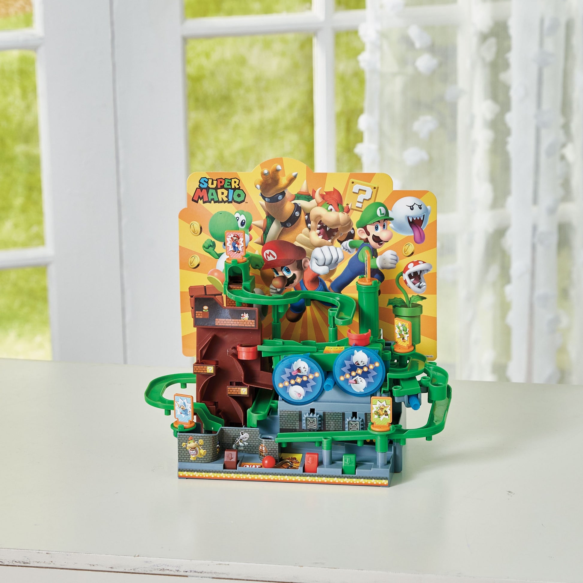 EPOCH Games Super Mario Adventure Game DX – Brettspiel, 1 Spieler, ab 5 Jahren, DE/EN/IT/FR