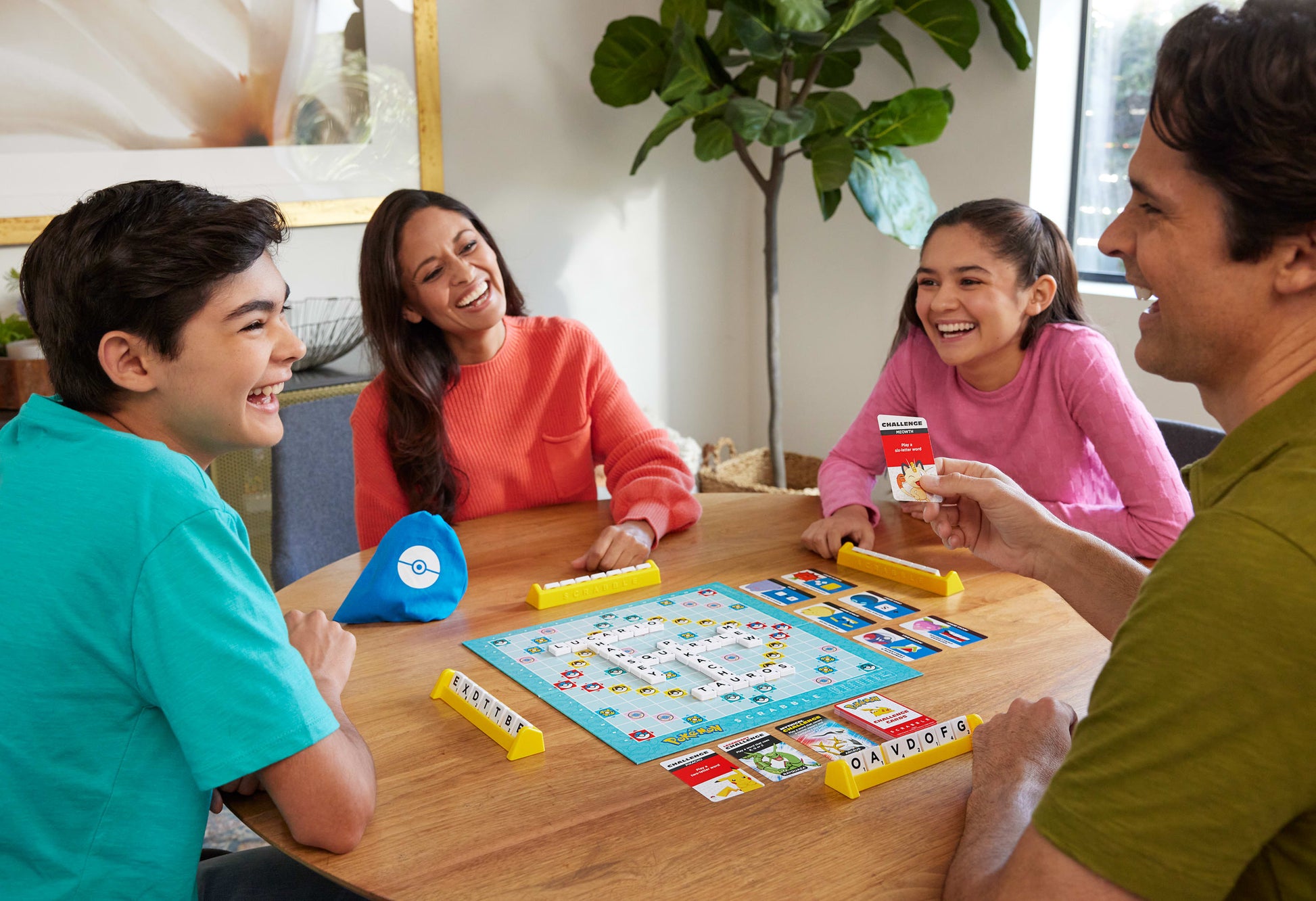 Mattel Scrabble Pokémon – Brettspiel, 2–4 Spieler, ab 8 Jahren, 25 Min., FR
