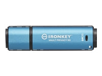 Kingston Technology Kingston IronKey Vault Privacy 50 USB-Stick – 64 GB, AES-256 Verschlüsselung, FIPS 197