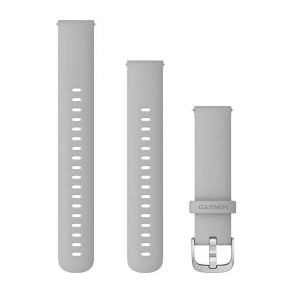 Garmin Sportarmband – Hellgrau, für Venu 2S, Vivoactive 4S, Vivomove 3S