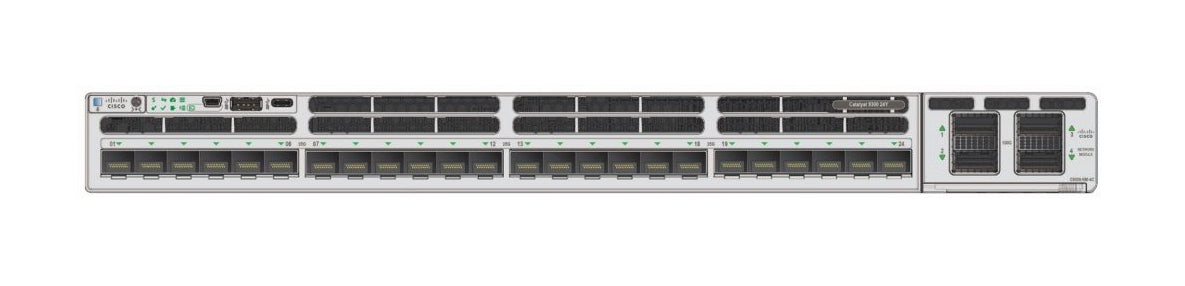 Cisco Catalyst 9300X – Managed Switch – 24×25/10G, L3, 1U