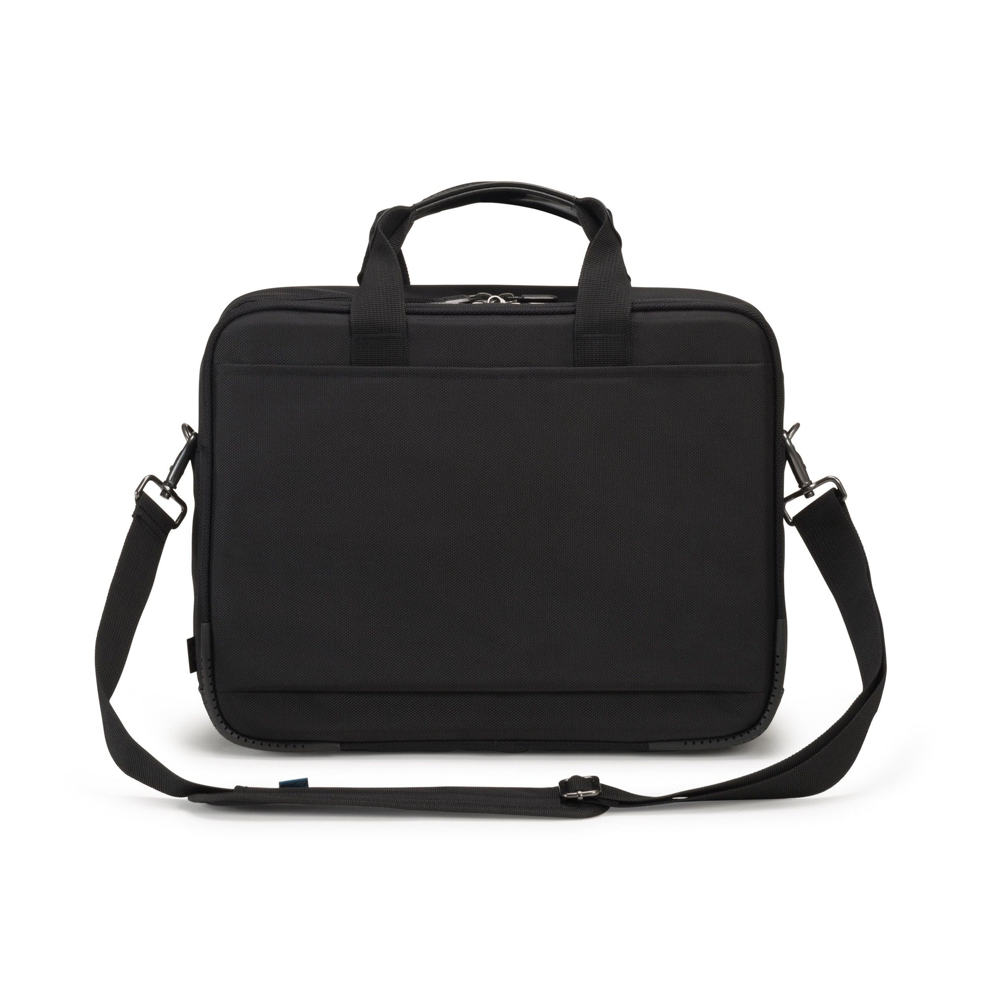 DICOTA Notebook-Tasche bis 17,3" – aus recycelten Materialien, mit Schultergurt – Schwarz