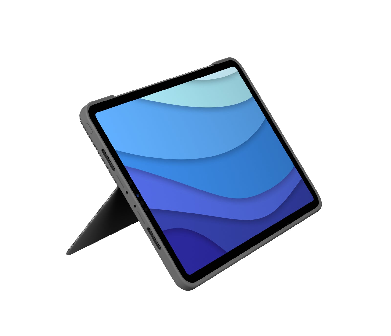 Logitech Combo Touch – Tastatur, DE-Layout (DE), Grau – für iPad Pro 11" (1.–3. Gen.)