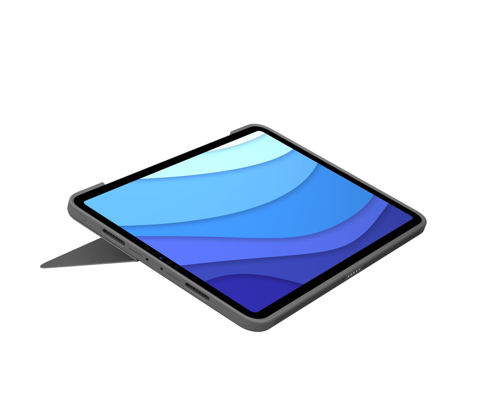 Logitech Combo Touch – Tastatur, IT-Layout (IT), Grau – für iPad Pro 11"