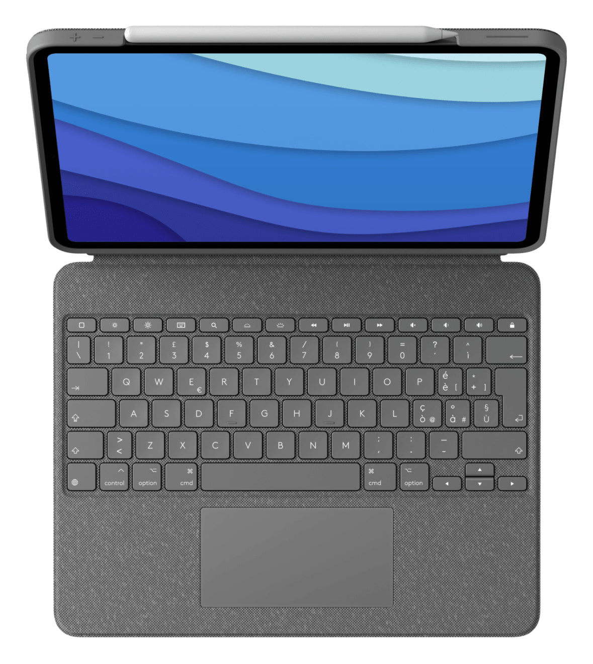 Logitech Tastatur, Grau – für iPad Pro 12,9" (5. Gen.)
