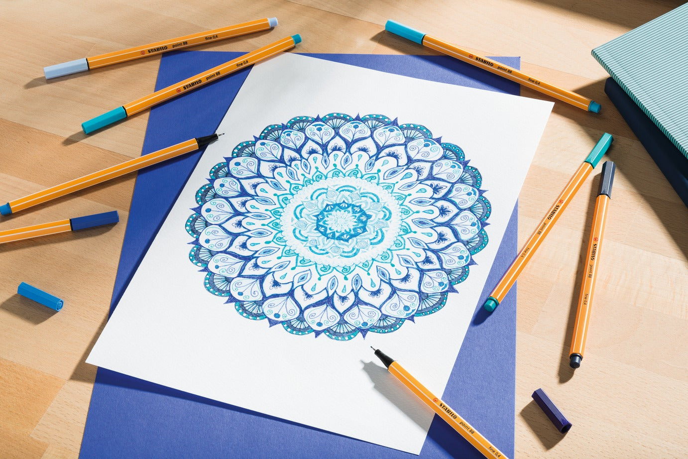 STABILO Point 88 Fineliner 0,4 mm – blau