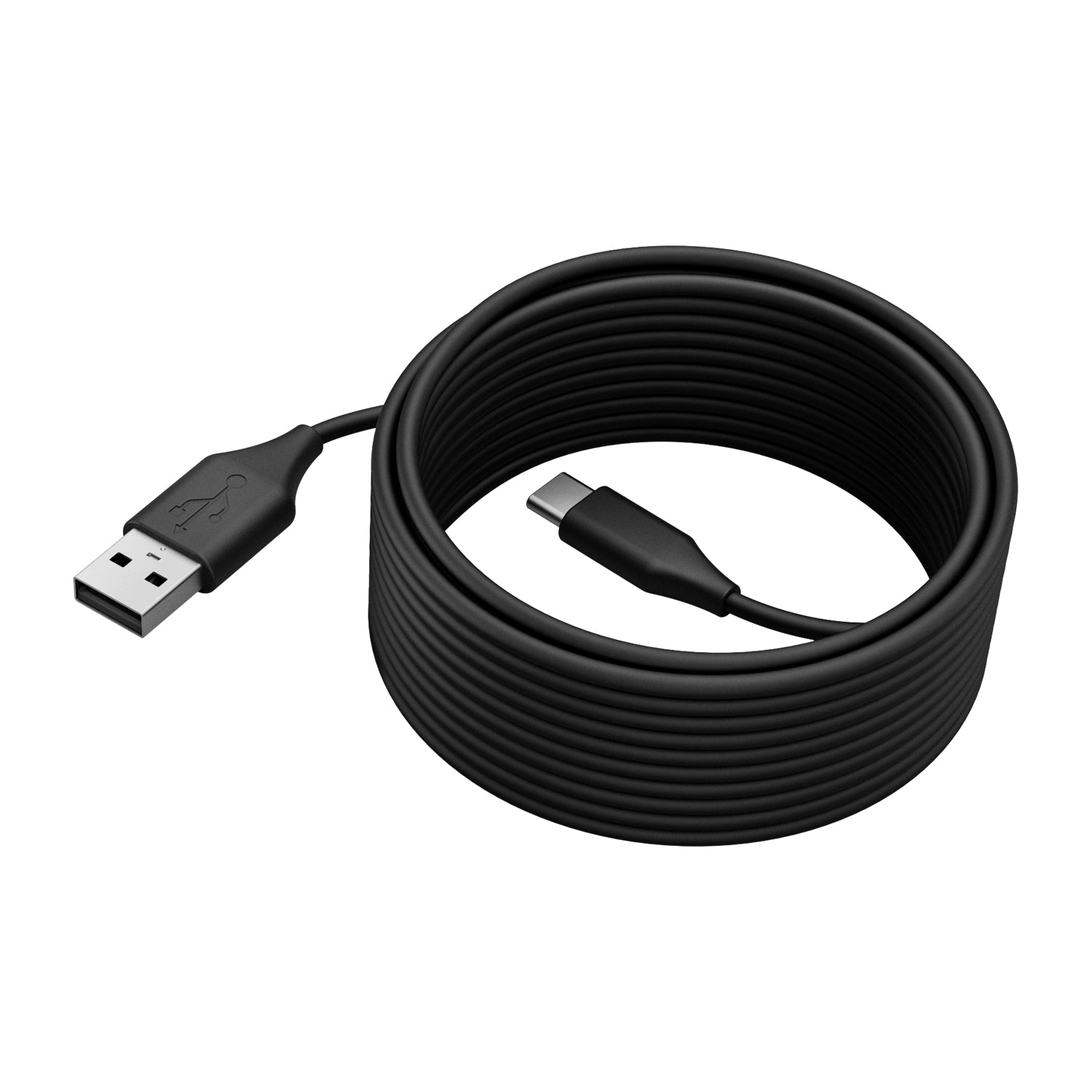 Jabra USB-Kabel – USB-C auf USB-A – USB 2.0 (480 Mbit/s) – 5 m – Schwarz – für Jabra PanaCast 50