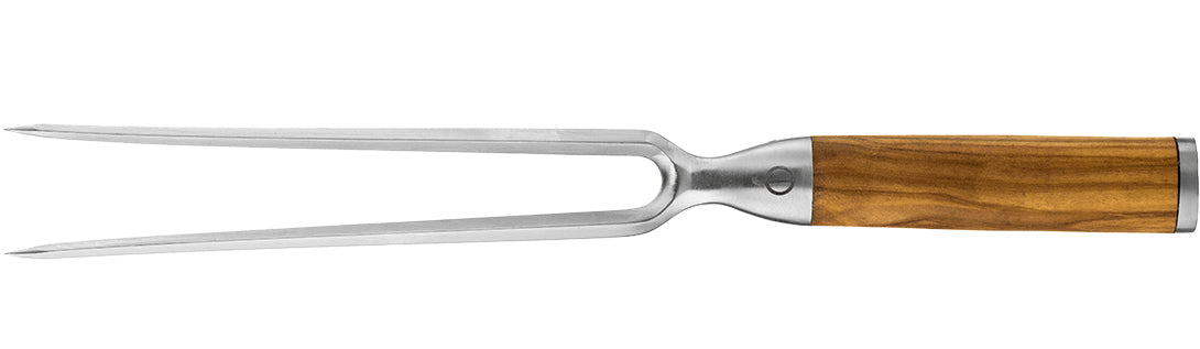 Forged Tranchiergabel 39,3 cm, Edelstahl 18/10/Olivenholz, Beige