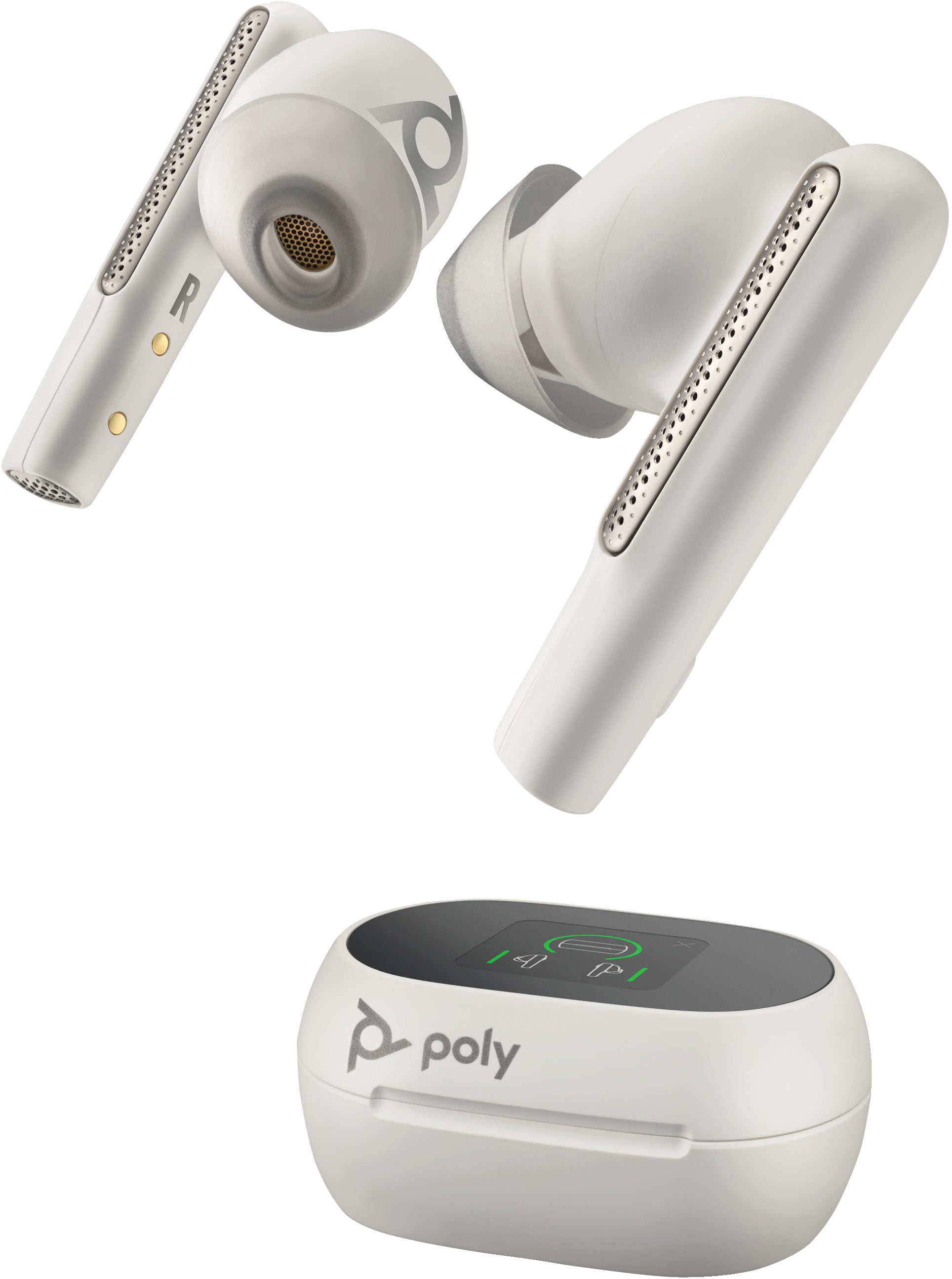 Poly SPAREVOYAGER FREE 60/60+ – Ohrpassstücke, Weiss, für Voyager Free 60/60+