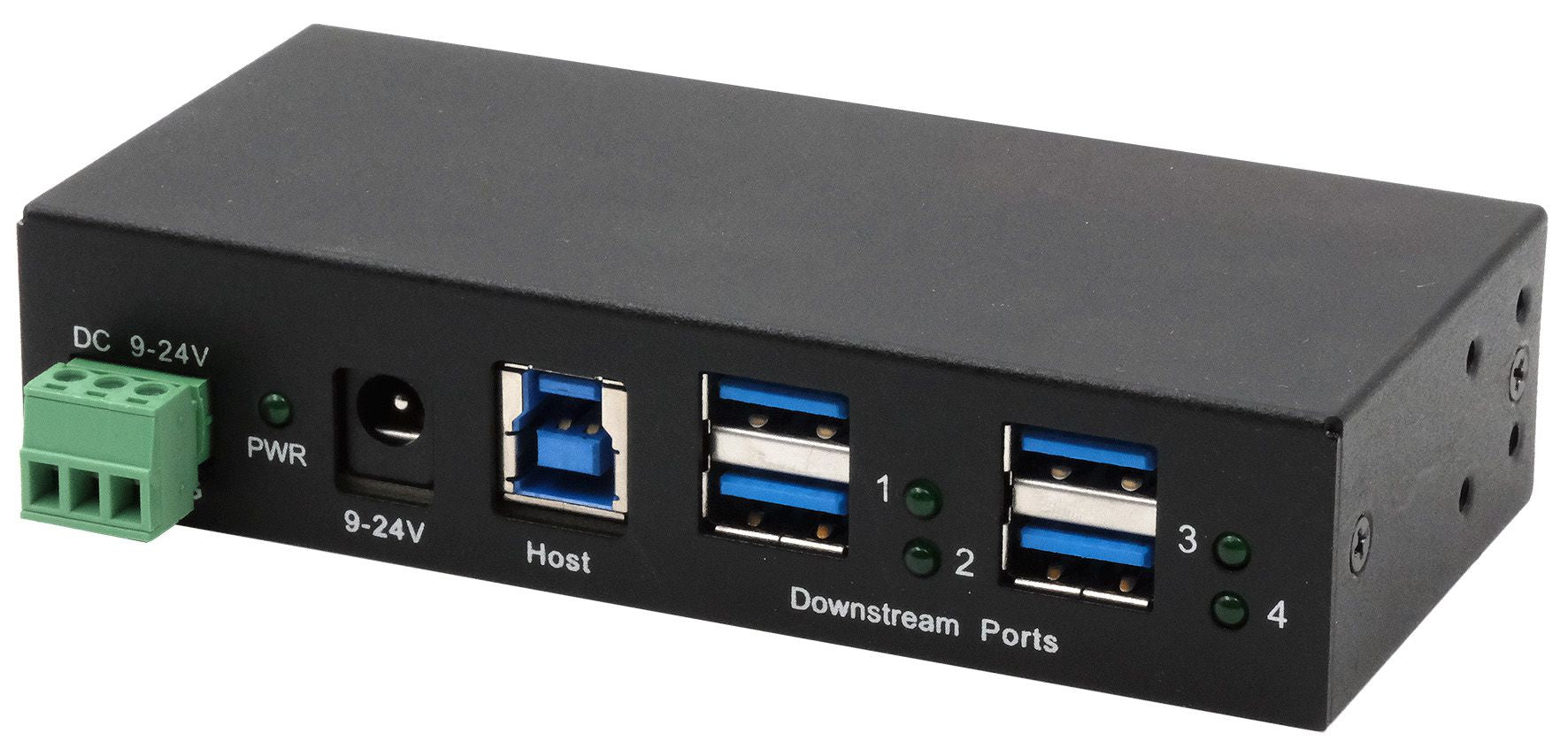 EXSYS EX-11244HMS USB-Hub – USB 3.2 Gen 1, 4× USB-A, für Windows/Mac/Linux