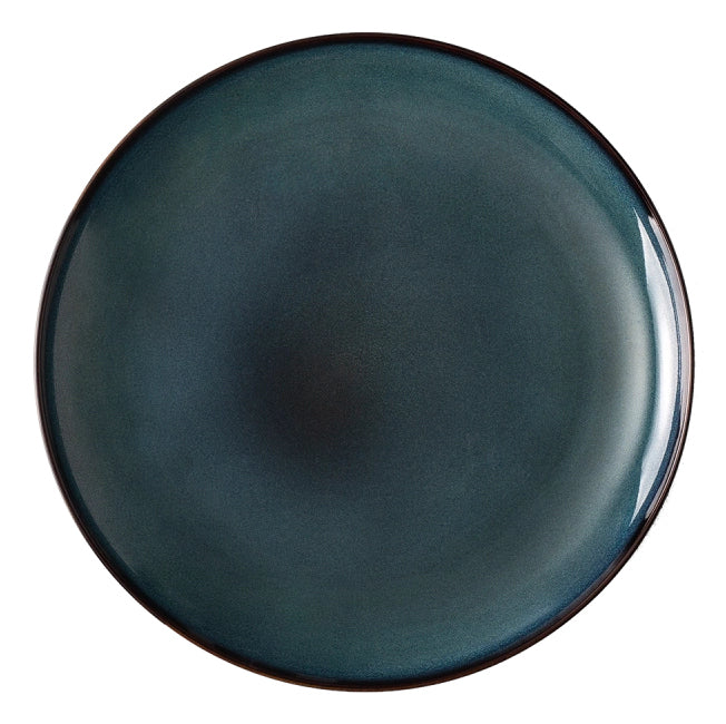Lunasol Elements Night Sky Tellerset – 12-teilig, Ø 27/23/20 cm, Steingut, Dunkelblau, spülmaschinenfest