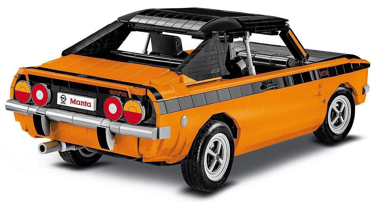 COBI Opel Manta A GT/E 1974 Bausteine – 1'938-teilig – 37 × 14,5 × 12 cm – ab 10 J. – Kunststoff – mehrfarbig