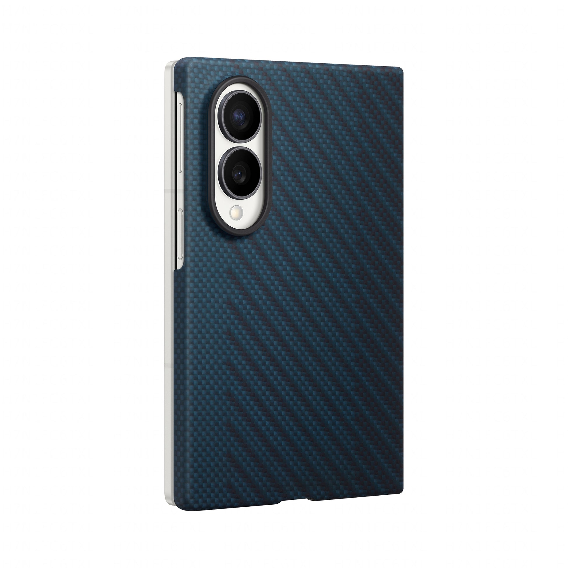 Samsung EF-KF971SNEGWW Backcover – für Samsung Z Fold8, blau, Karbonfaser