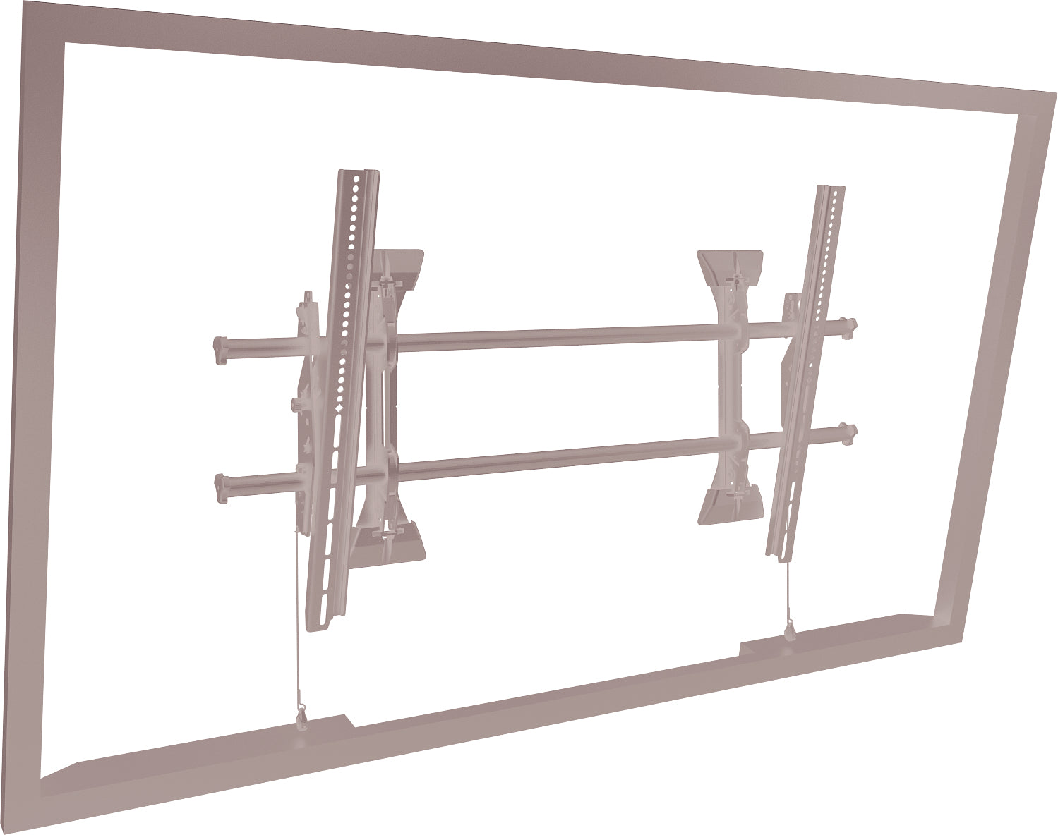 Chief Wandhalterung – Neigbar – 55–82" – VESA 100×100 – bis 114 kg, Höhenverstellbar – XTM1U