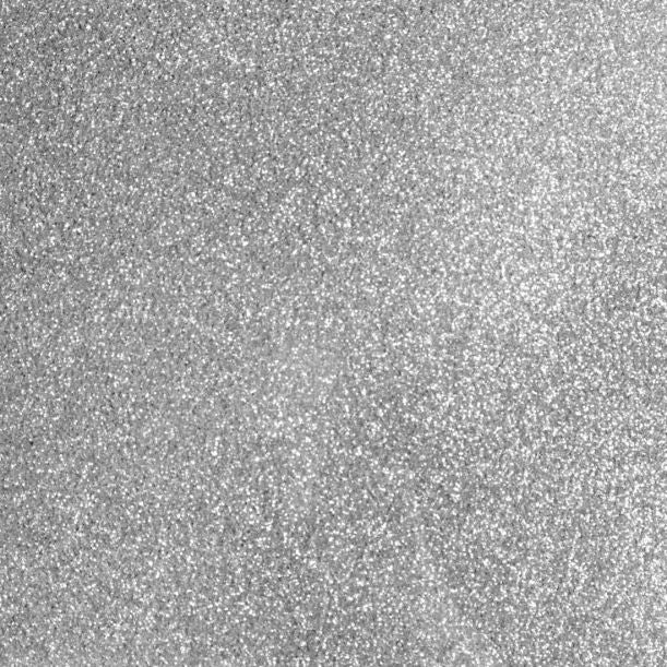 Cricut Aufbügelfolie – Glitzer – Silber – 330 × 2730 mm – für Maker 3, Explore Air 3