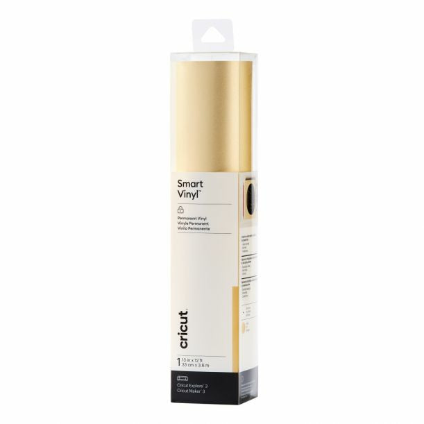 Cricut Vinylfolie schimmernd – Gold – 33 × 366 cm – für Maker 3