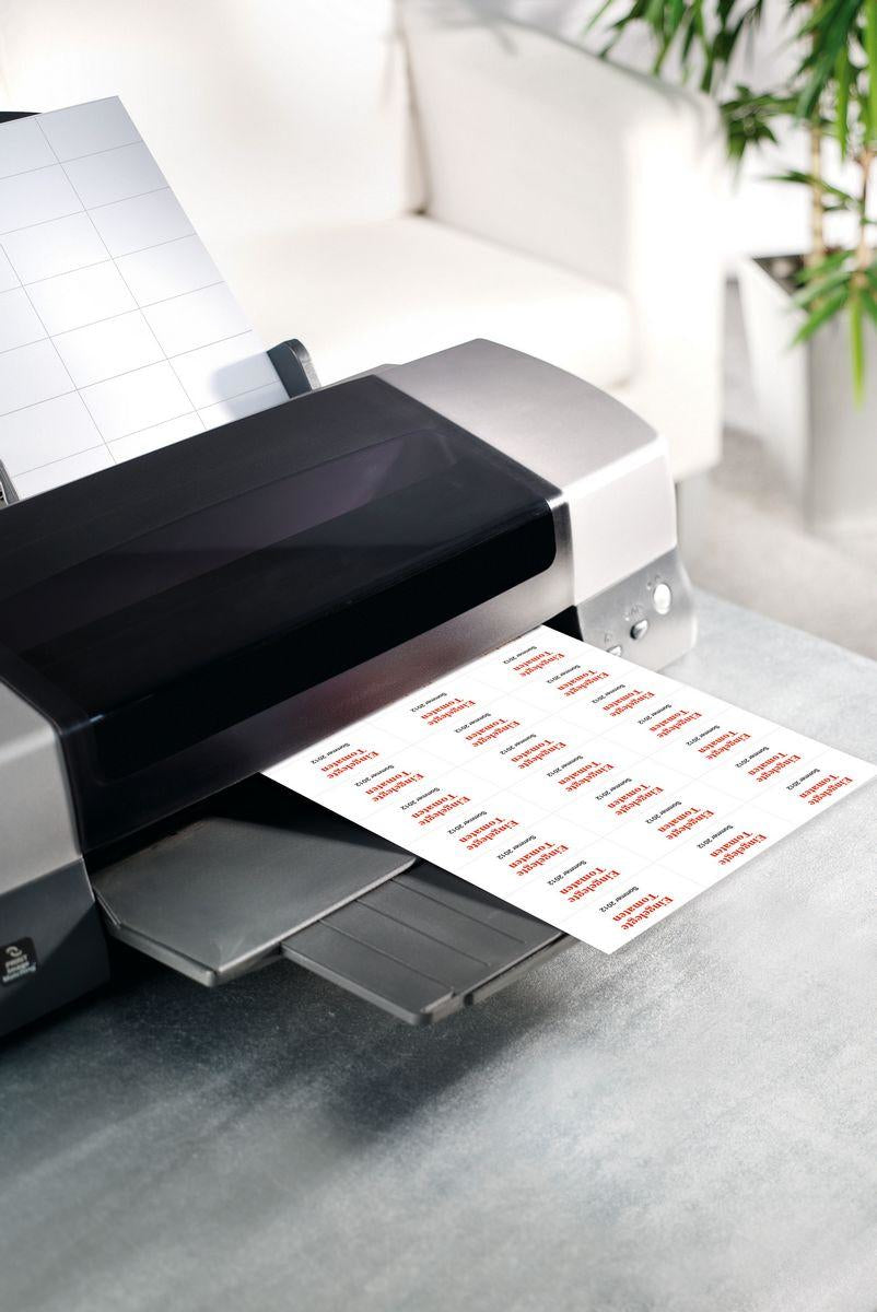 Sigel Schuletiketten – 105 × 148 mm, 100 Stk, 25 Bogen, Papier, permanent haftend