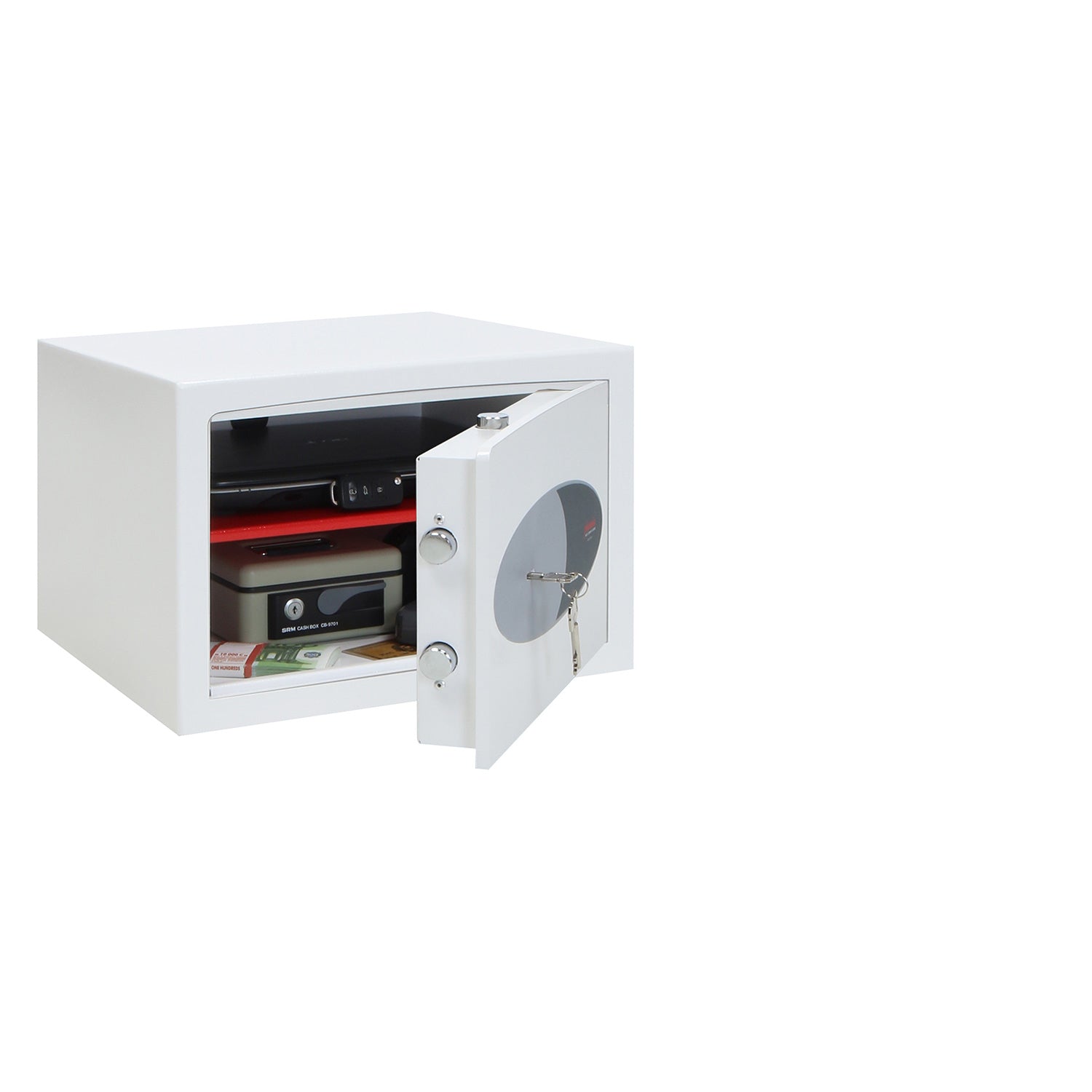Phoenix Safe Co. Phoenix Tresor VENUS HS0672K – Schlüsselschloss – 29 l – Weiss
