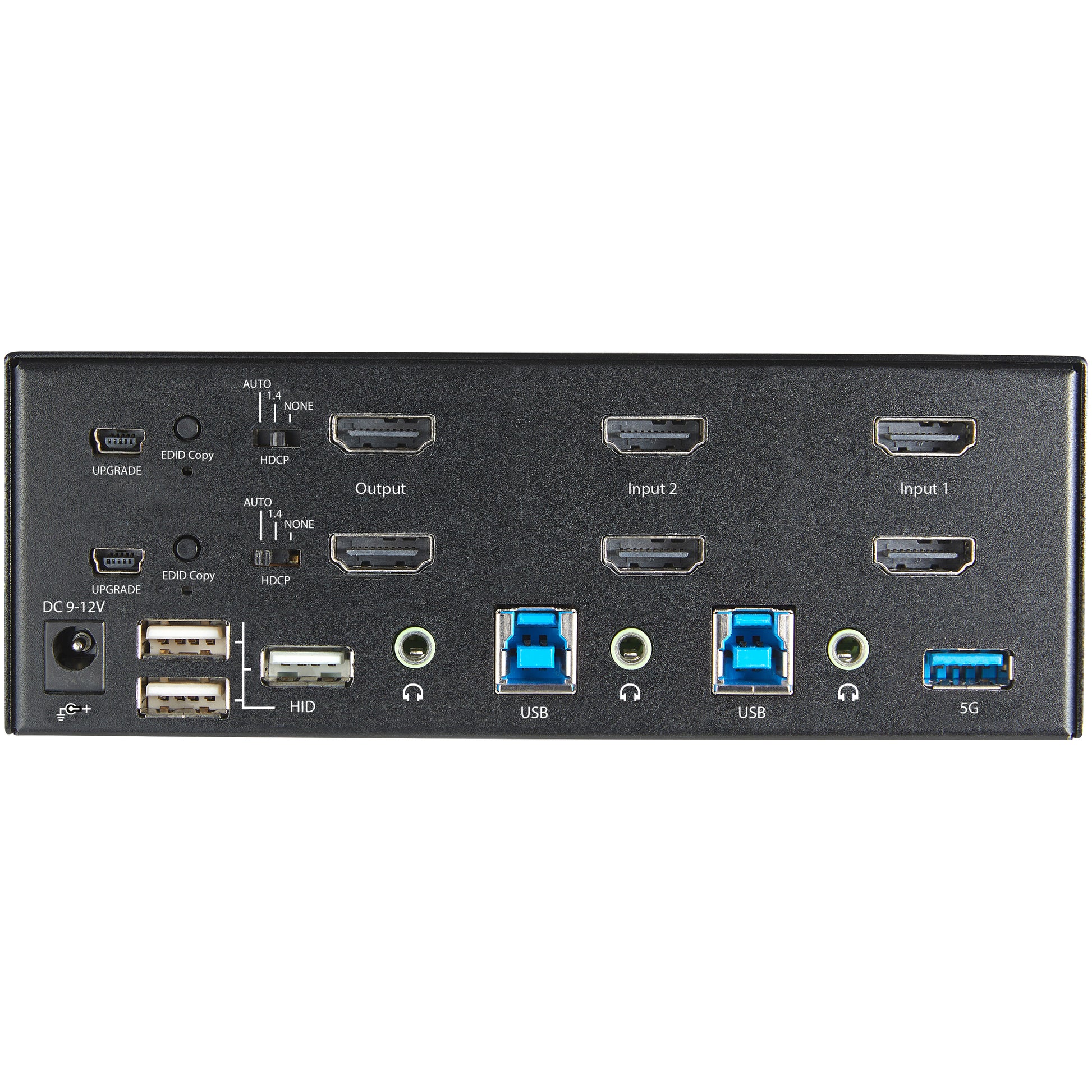 StarTech.com 2-Port HDMI KVM-Switch, Dual-View – 4K/60 Hz, USB 3.0-Hub, Audio