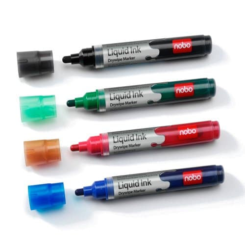 Nobo Whiteboard-Marker – 3 mm – sortiert – 6er-Set