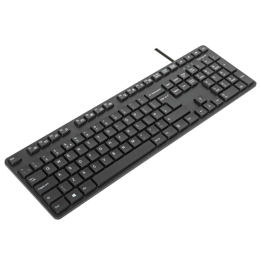 Targus AKM622ES – Tastatur-Maus-Set – 100% – kabelgebunden (USB) – QWERTY (ES) – Schwarz
