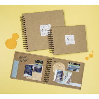 Hama Fotoalbum – Kraft, mit Spiralbindung, Papier, 240 × 170 mm
