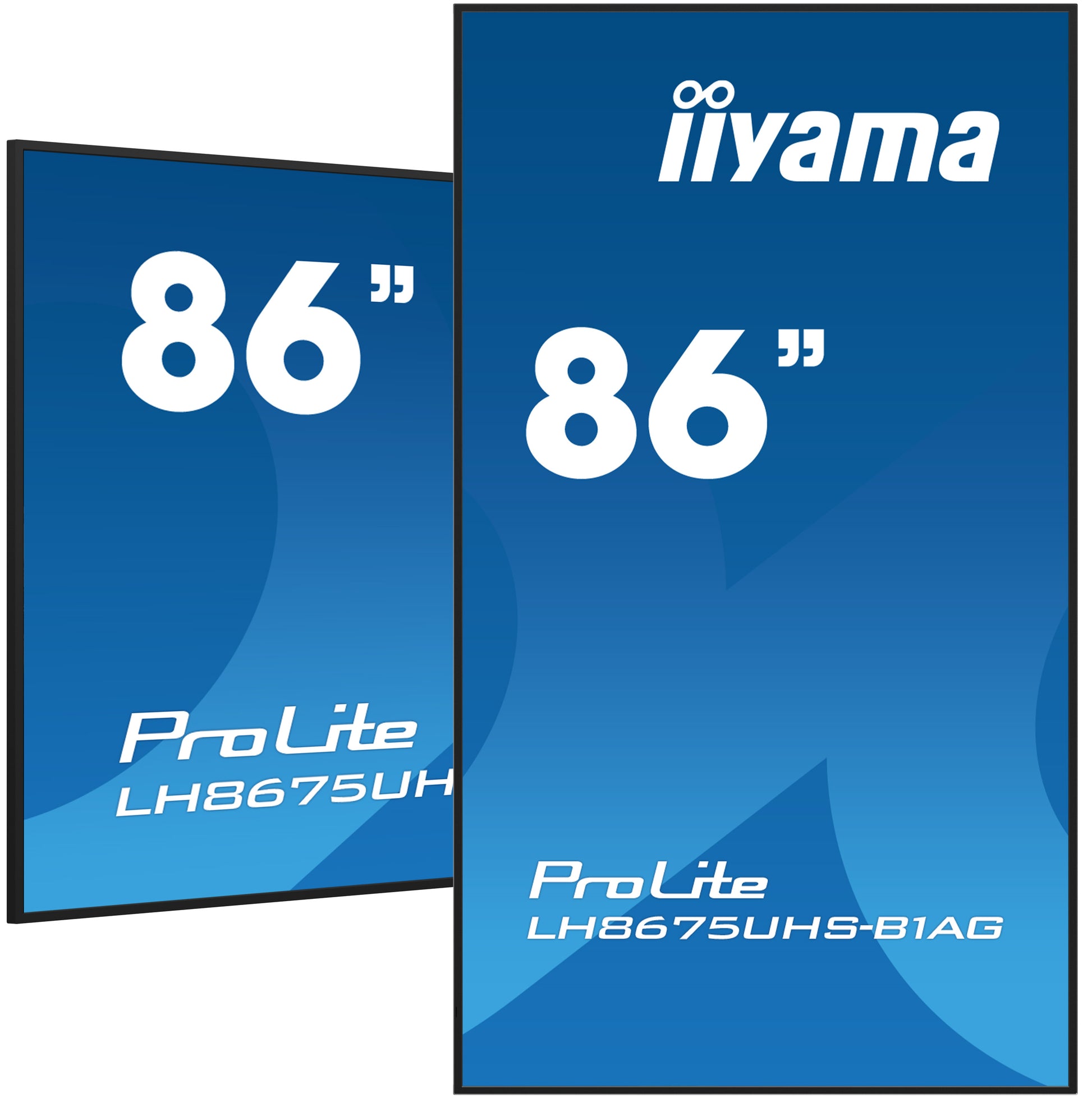 iiyama LH8675UHS-B1AG – 85,6", 3840 × 2160 (4K), IPS, LAN