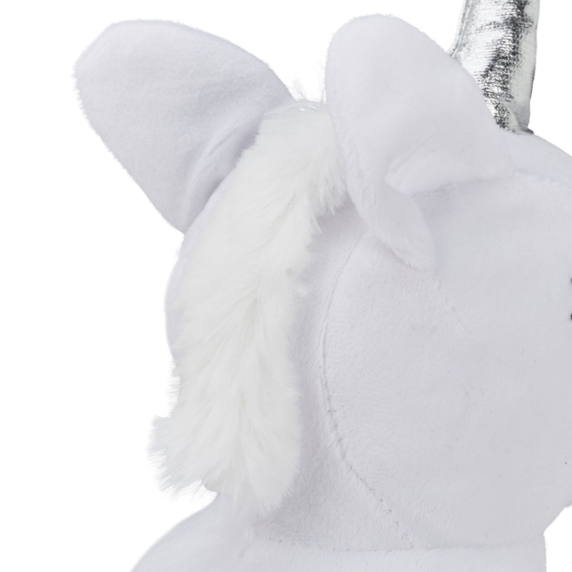 Relaxdays Türstopper – Polyester/Sand – Weiss – 290 × 250 × 140 mm
