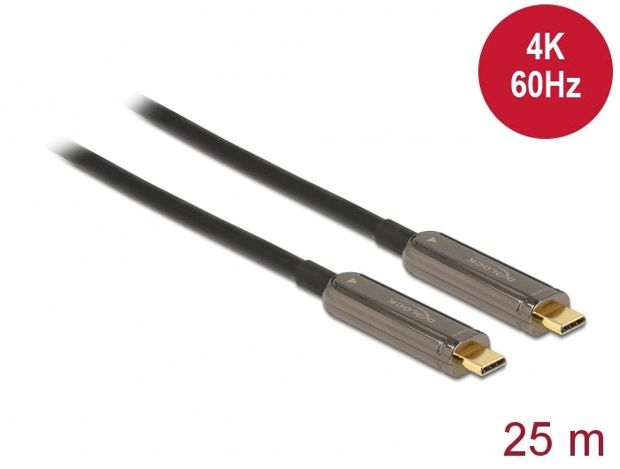 DeLOCK USB-Kabel, USB-C zu USB-C, 25 m