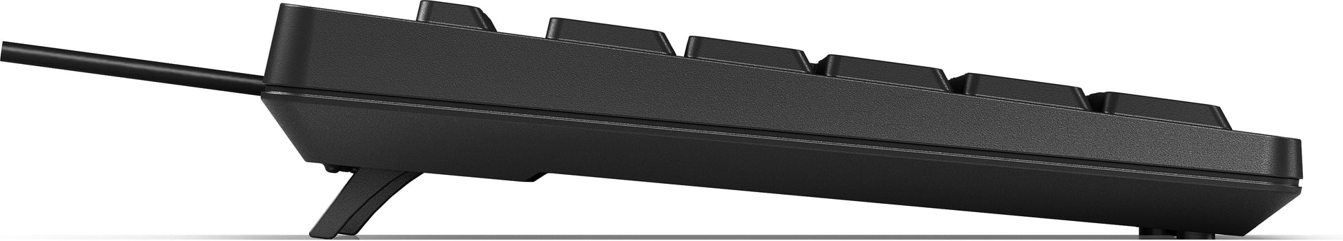 HP 125 – Tastatur – Membran – kabelgebunden (USB) – QWERTY (US-INT) – Schwarz