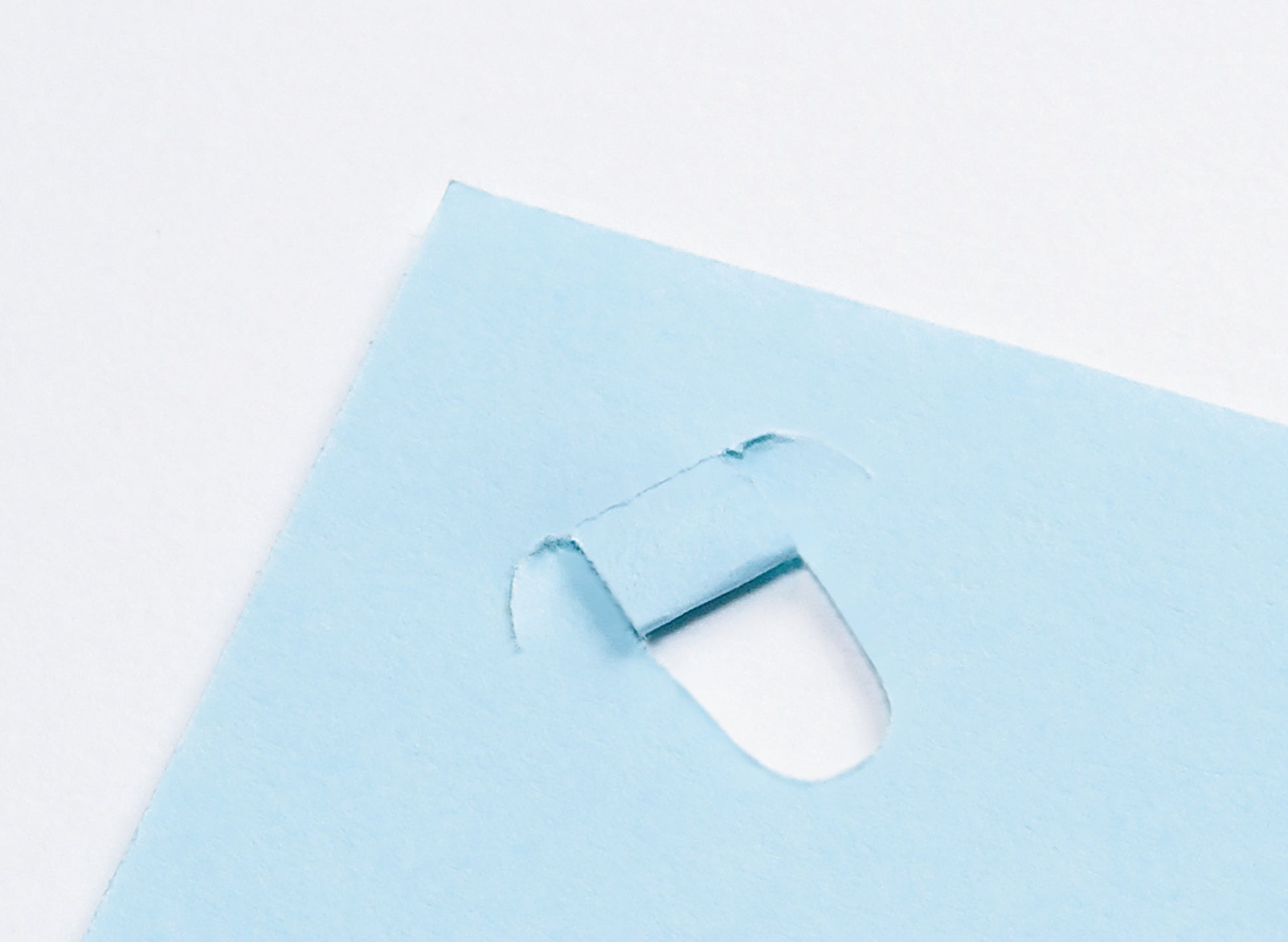 Wedo Hefter, 10 Blatt, klammerlos, blau