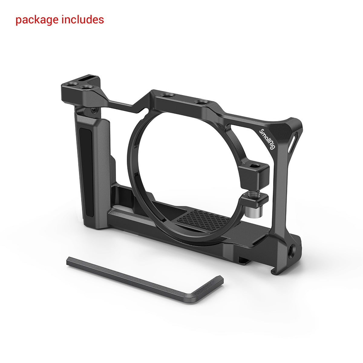 SmallRig Cage – für Sony ZV1 – Aluminium, Schwarz – 1/4" Gewinde