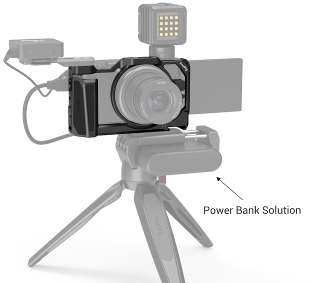 SmallRig Cage – für Sony ZV1 – Aluminium, Schwarz – 1/4" Gewinde