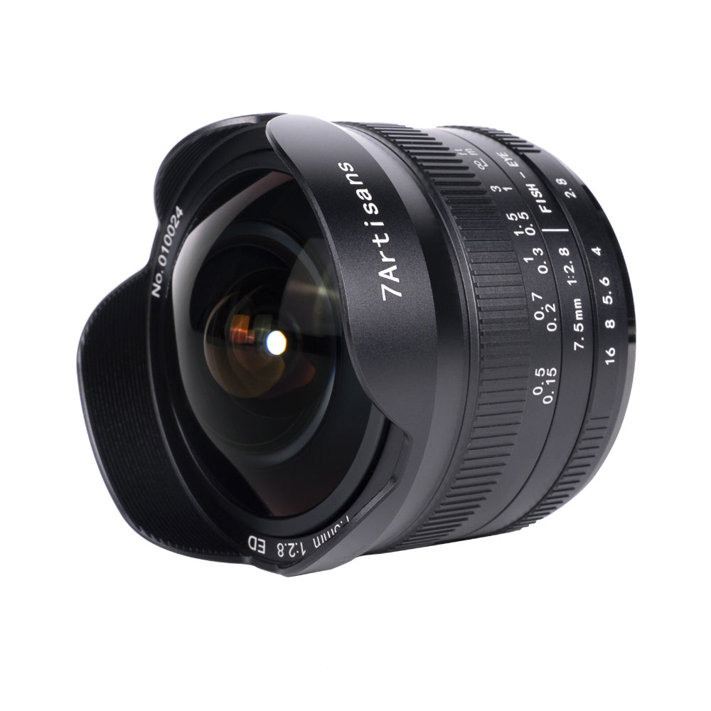 7Artisans 7,5 mm F2.8 MKII Fischaugenobjektiv – für Nikon Z – APS‑C, manuell, 190°