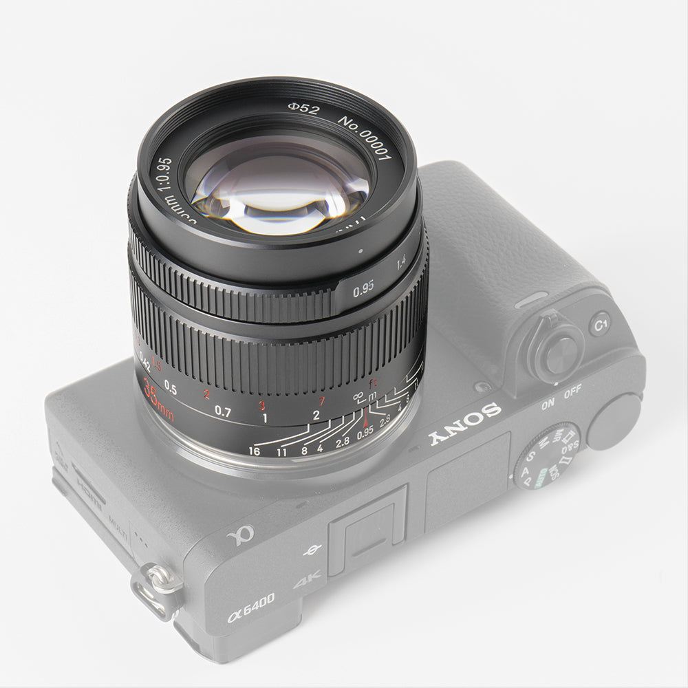 7Artisans 35mm F0,95 Objektiv – Sony E-Bajonett