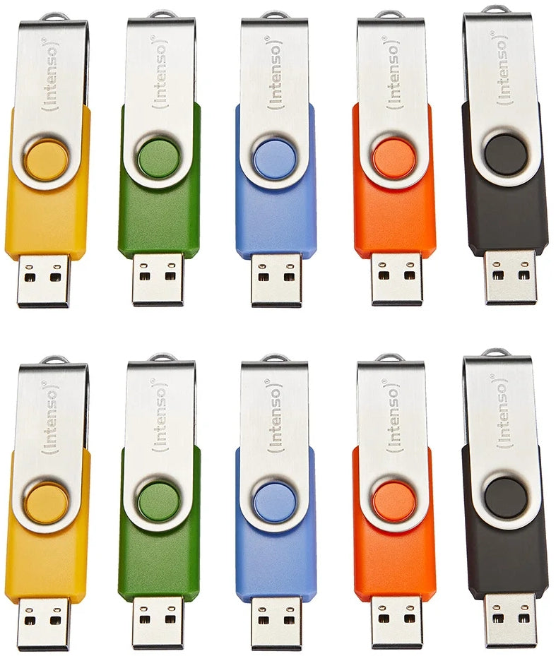 Intenso Basic Line – USB-Stick 16 GB, USB 2.0, Drehring