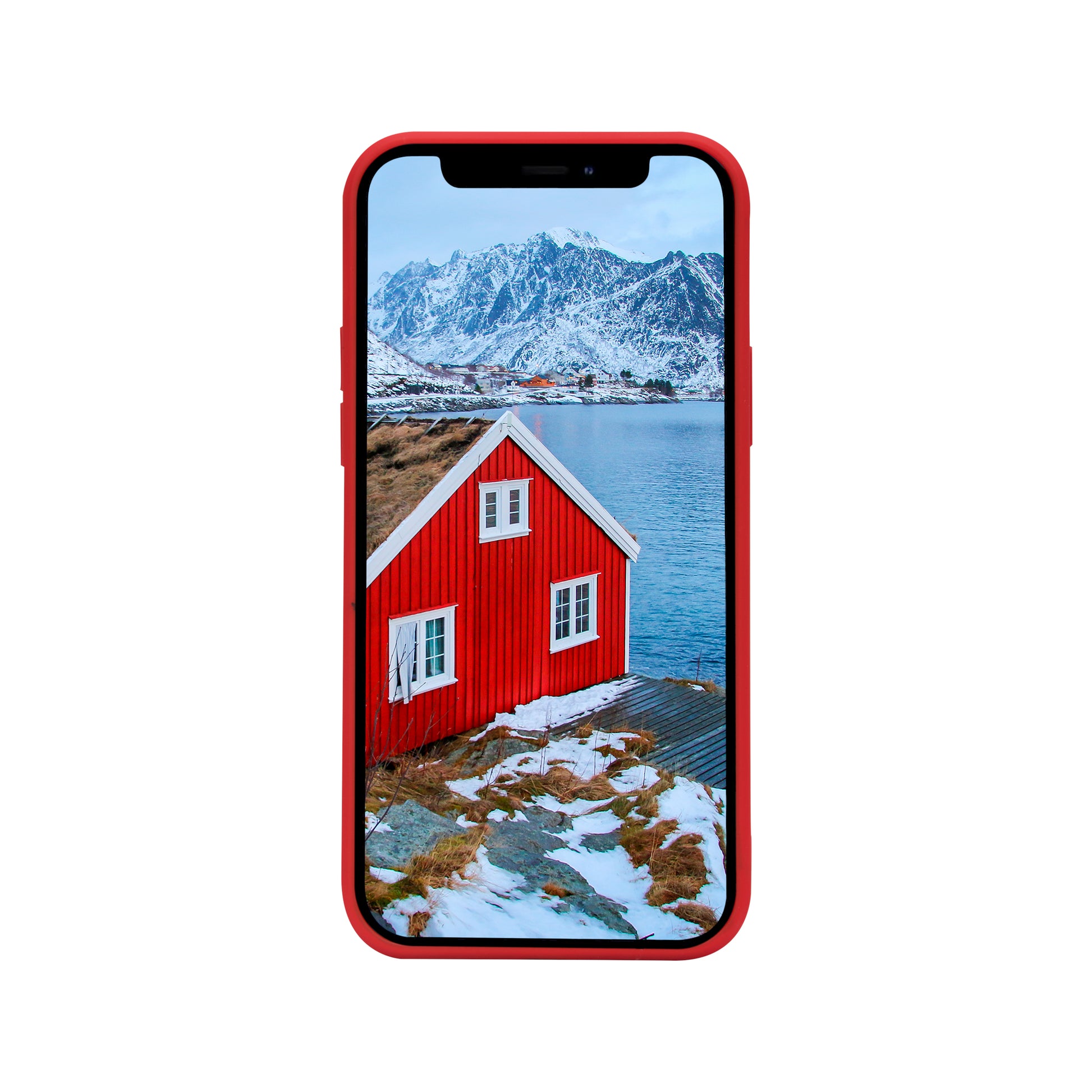 dbramante1928 Greenland Backcover – für Apple iPhone 11 / iPhone XR, Recycling-Kunststoff, Candy Apple Red