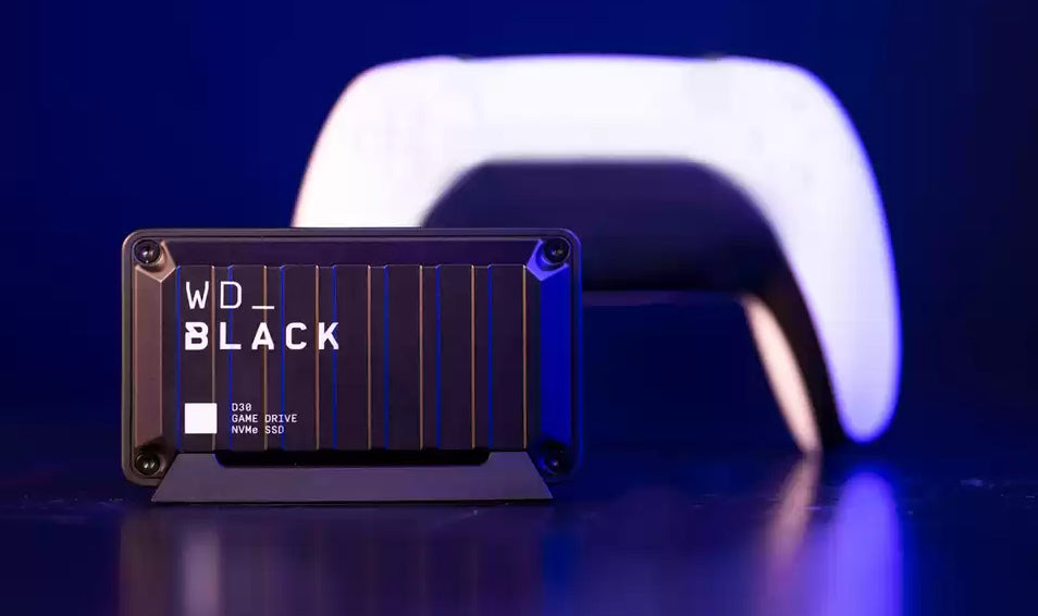 Western Digital WD_BLACK D30 Speichergerät (SSD) – 2 TB, USB 3.2 Gen 2 (USB-C), schwarz