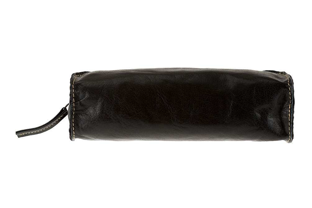 Alpenleder Etui, leer – schwarz – Leder – 22,0 × 10,0 × 6,5 cm