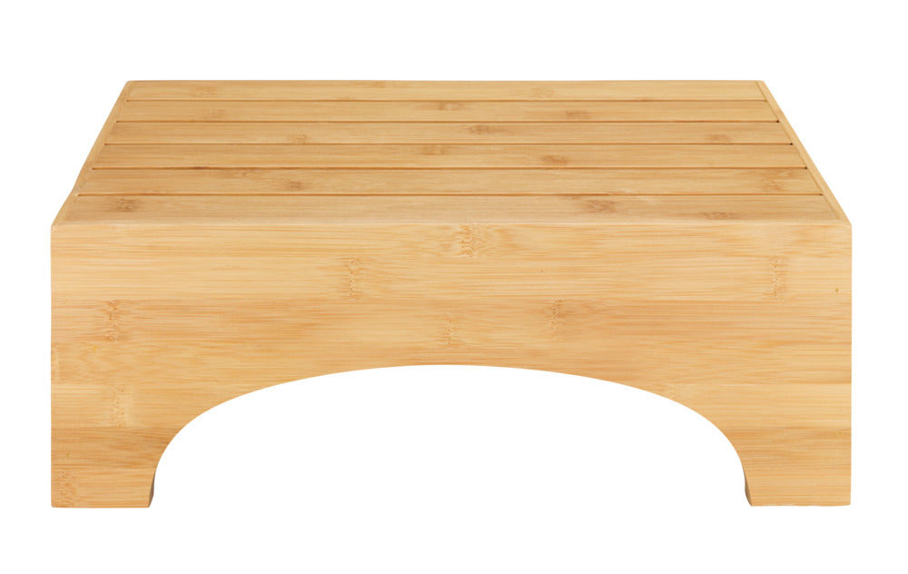 WENKO Bambus Badschemel Bambusa – 40×30×15 cm, Bambus, Holz