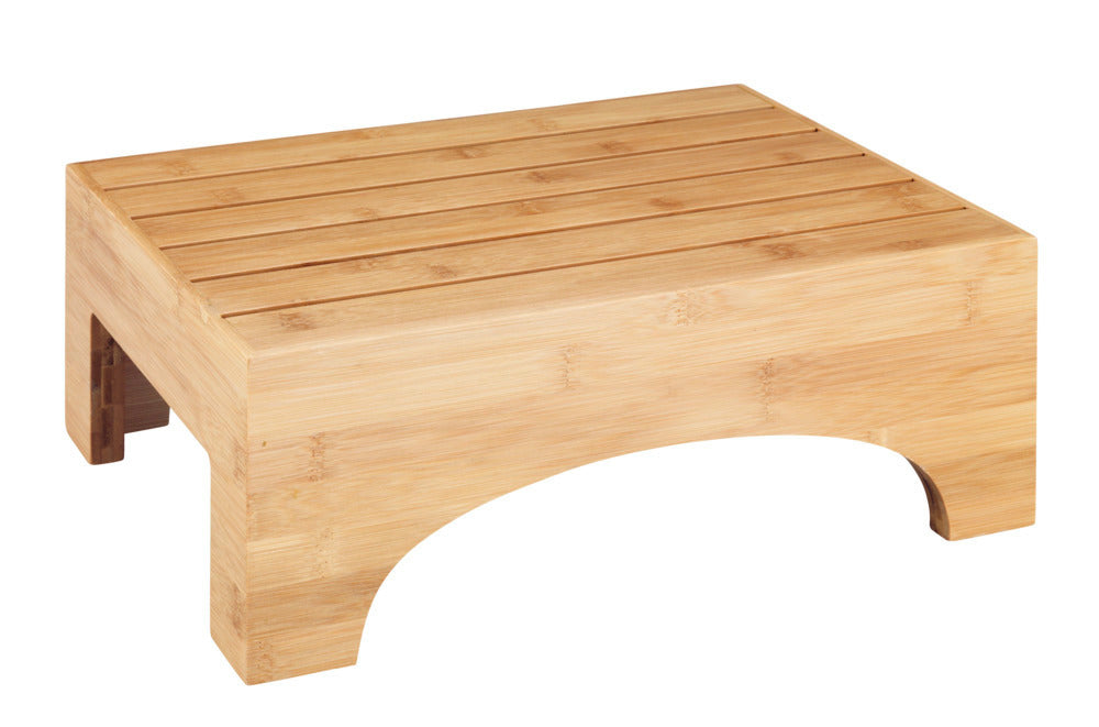 WENKO Bambus Badschemel Bambusa – 40×30×15 cm, Bambus, Holz