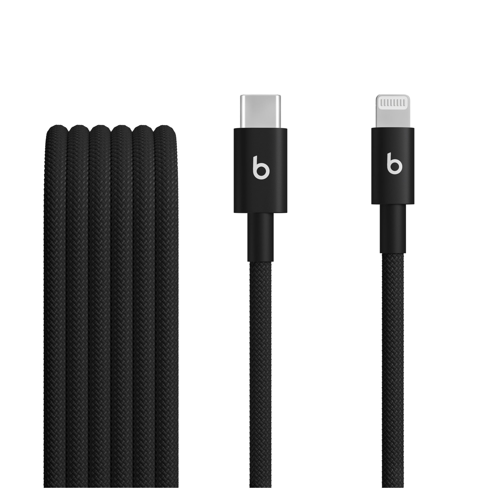 Apple Lightning auf USB-C Kabel – 1,5 m – Geflochten, Schnellladung – Schwarz – für iPhone 14 Pro, iPhone 13