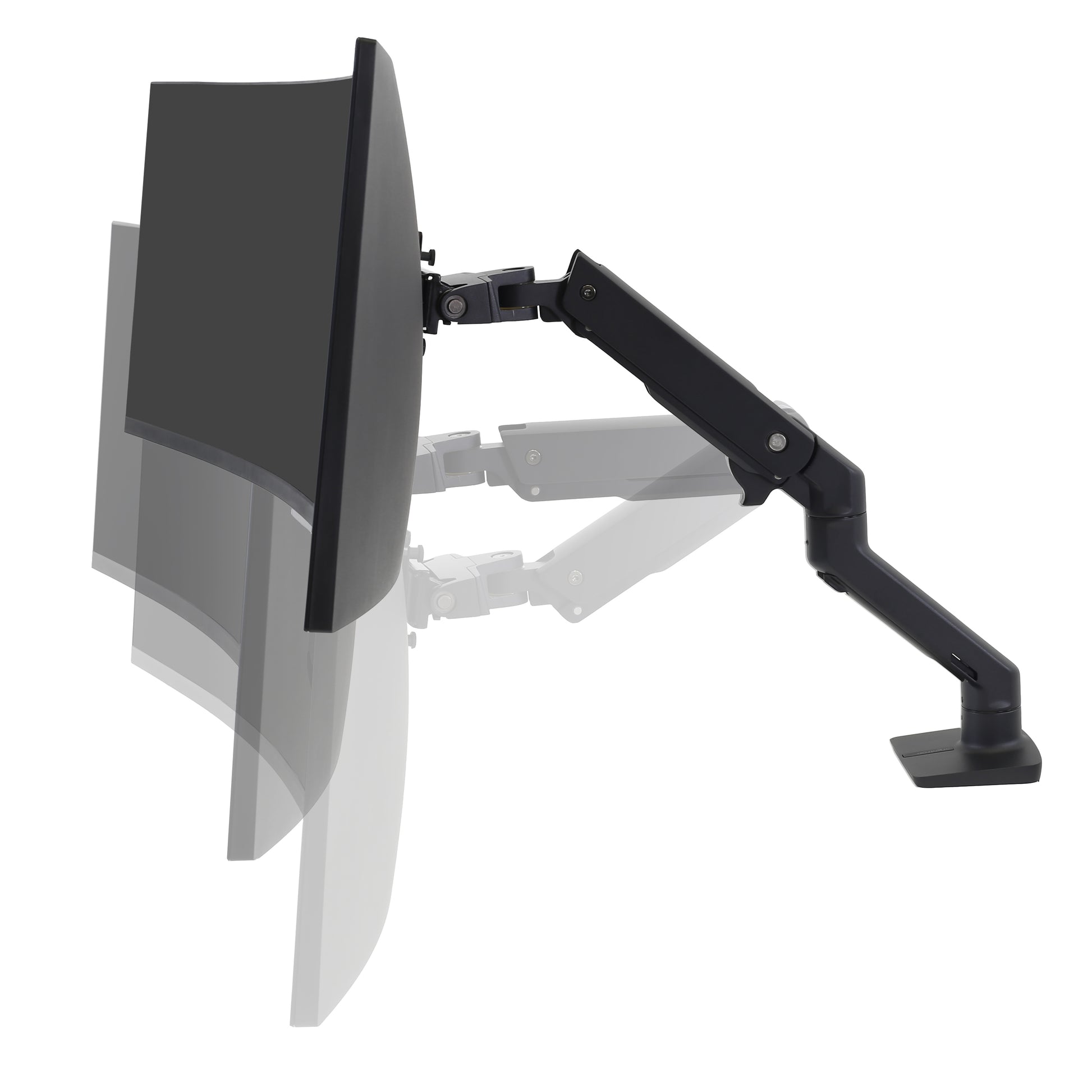 Ergotron HX – Monitorarm, Drehbar, Schwarz