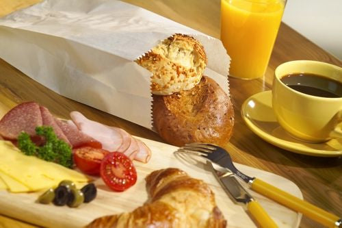Papstar Papierbeutel – weiss, 10 × 24 × 5 cm, für Brot, 1000 Stück