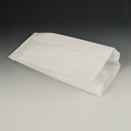 Papstar Papierbeutel – weiss, 10 × 24 × 5 cm, für Brot, 1000 Stück
