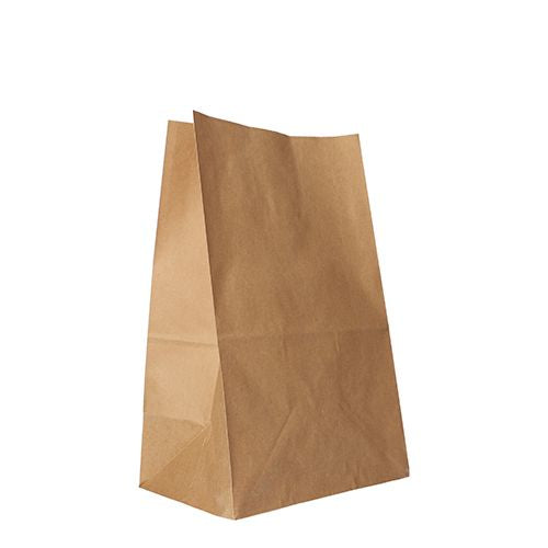 Papstar Papiertüten mit Blockboden – 190 × 295 × 120 mm, bis 4,5 kg, 70 g/m², braun – 250 Stk.