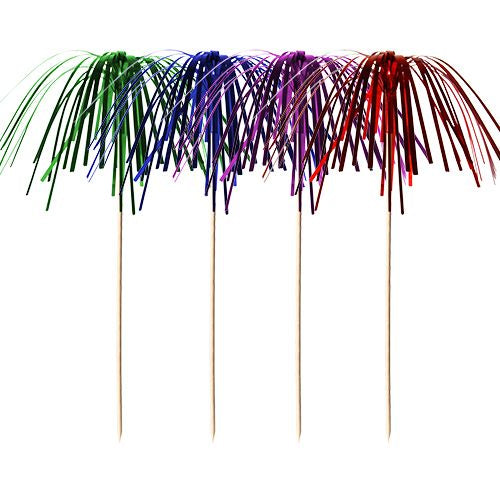Papstar Party-Piekser Feuerwerk – mehrfarbig – 15,5 cm – Holz – 100 Stk