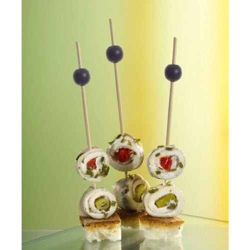 Papstar Rührstäbchen BLACK PEARL, Bambus, 12,5 cm – schwarz – 250 Stk.