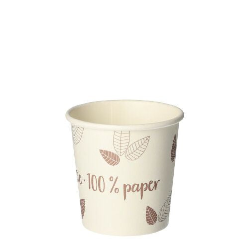 Papstar Trinkbecher Pure, Karton, für Heissgetränke – 1 dl – Violett – FSC – 80 Stk.