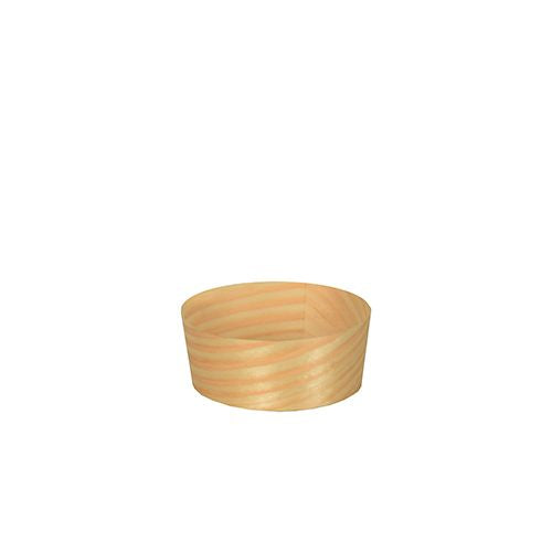 Papstar Schale Pure, Holz rund – Ø 5 cm – 50 Stk.